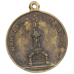Poľsko, medaila k 100. výročiu narodenia Adama Mickiewicza 1898