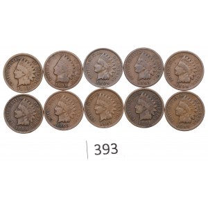 USA, sada 1 cent 1892-1907