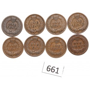 USA, sada 1 cent 1890-1908