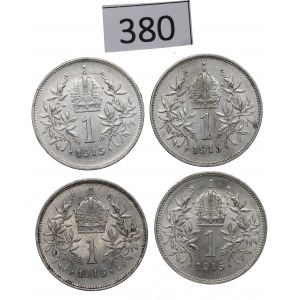 Austria-Hungary, lot of 1 corona 1915