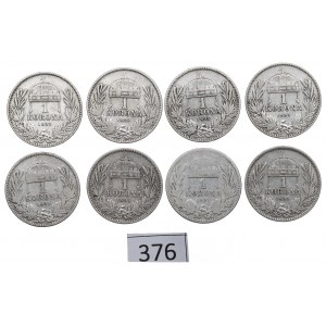 Węgry, Zestaw 1 korona 1895