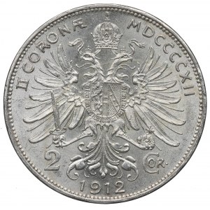 Austria, 2 korony 1912