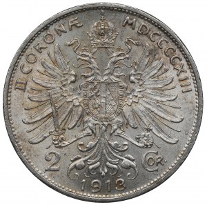 Austria-Hungary, 2 corona 1913