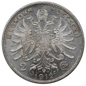 Austria, 2 korony 1912