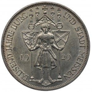 Germany, Weimar Republic, 3 mark 1929 E, Dresden