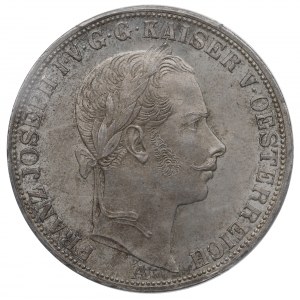 Rakúsko-Uhorsko, František Jozef, Thaler 1858 - PCGS MS63