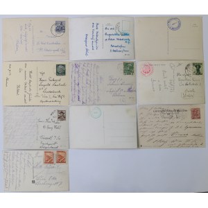 Německo, Rakousko, sada pamětních pohlednic
