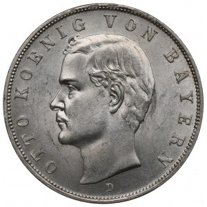 Nemecko, Bavorsko, 3 známky 1909