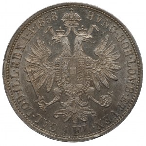 Austro-Węgry, Franciszek Józef, 1 floren 1858