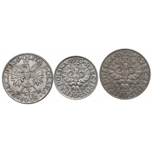 Zweite Republik, 20-50 Pfennigsatz 1923-38