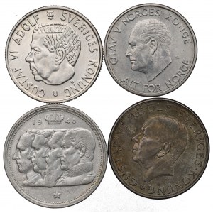 Evropa, sada stříbrných mincí