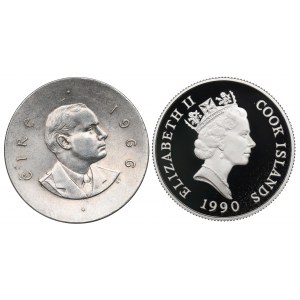 Írsko a Cookove ostrovy, sada mincí