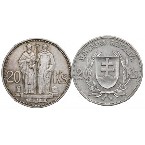 Slovakia, lot of 20 koruna