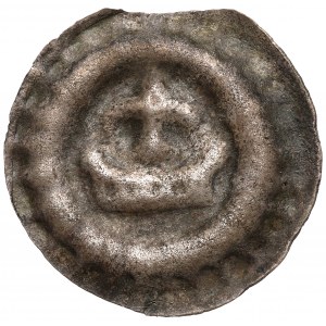 Západné Pomoransko, Strzalow, brakteát z 13. storočia, korunovaná ľalia - vzácne