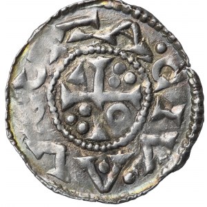 Deutschland, Heinrich II., Denarius Augsburg