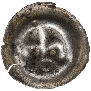 Pomorze Wschodnie, Świętopełk II Wielki (1220-1266), brakteat, lilia na arkadzie