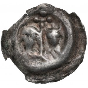 Unbestimmtes Gebiet, 13. Jahrhundert Armreif, Lilie (Lebensbaum), bekrönt von einem Kreuz und zwei Köpfen