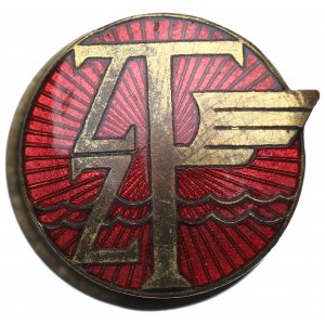 II RP, odznak Svazu tramvajových dělníků