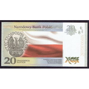 III RP, 20 złotych 2018 - Stulecie odzyskania Niepodległości