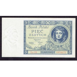 II RP, 5 złotych 1930 DB
