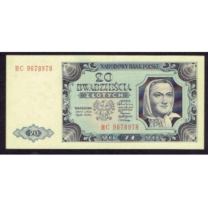 PRL, 20 Zloty 1948 HC