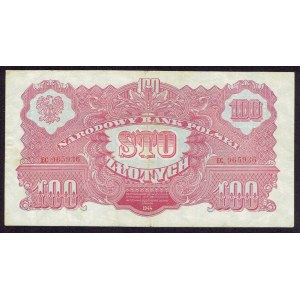 PRL, 100 Zloty 1944, ...schulden... EC