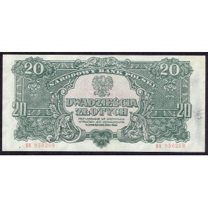 PRL, 20 Zloty 1944 - owym BX