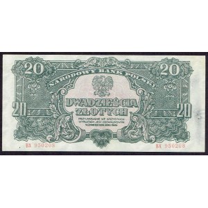 PRL, 20 złotych 1944 - owym BX