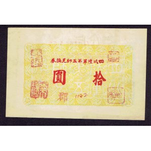Chiny, Zestaw banknotów