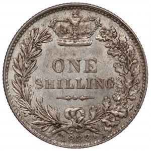 Anglicko, 1 šiling 1883