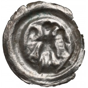 Großpolen, Kasimir I. der Gerechte, 13. Jahrhundert Brakteat, Adler - RARE