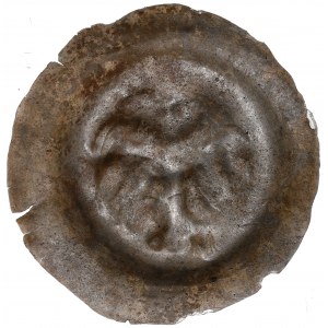 Nicht näher bezeichneter Bezirk, 13. Jahrhundert Brakteat, Adler mit Kopf nach links - selten