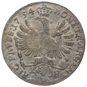 Prusy Książęce, Fryderyk II, Ort 1754, Królewiec