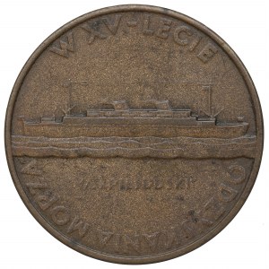II RP, medaila - 15. výročie znovuzískania prístupu k moru 1935