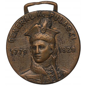 Polska/USA, Medalik Gen. Pułaski 1929