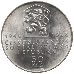 Československo, 50 korun 1968