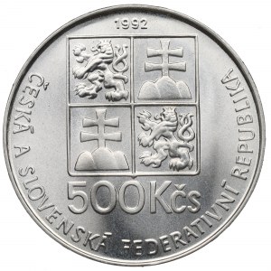 Czechoslovakia, 500 koruna 1992