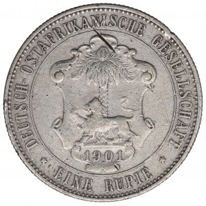 German East Africa, 1 rupee 1901