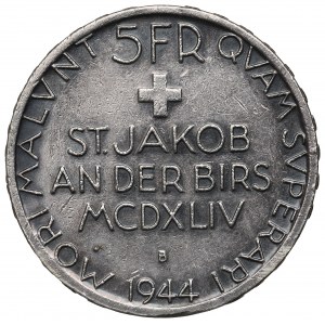 Švajčiarsko, 5 frankov 1944