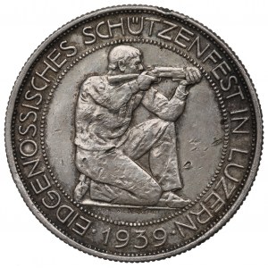Schweiz, 5 Franken 1939 - Luzern