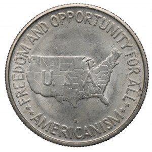USA, 1/2 dolára 1954