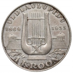 Estonsko, 1 koruna 1933