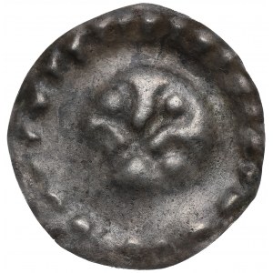 Vorpommern, Walachei, 13./14. Jahrhundert Brakteat, zwei kleine Schlüssel in radialer Einfassung - RARE