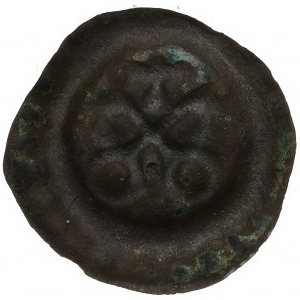Západní Pomoraví, Valašsko, 13./14. století, dva klíče s LILIÍ v radiálním obklopení - vzácné