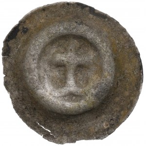 Ostpommern, Mściwój II (1266-94), Brakteat, doppelarmiger Anker - selten