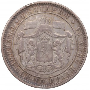 Bulgarien, 5 Lewa 1884
