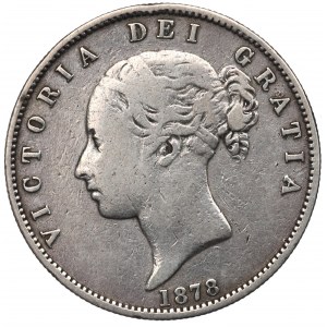 England, 1/2 Krone 1878