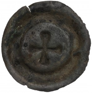 Neurčený okres, brakteát z 13./14. storočia, kríž