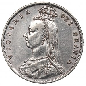Anglia, 1/2 crown 1887