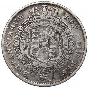 Anglie, George III, 1/2 koruny 1817